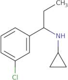 N-[1-(3-Chlorophenyl)propyl]cyclopropanamine