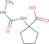 1-[(Methylcarbamoyl)amino]cyclopentane-1-carboxylic acid