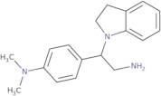 {4-[2-Amino-1-(2,3-dihydro-1H-indol-1-yl)ethyl]phenyl}dimethylamine