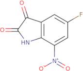 5-Fluoro-7-nitro-2,3-dihydro-1H-indole-2,3-dione