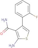 2-Amino-4-(2-fluorophenyl)thiophene-3-carboxamide