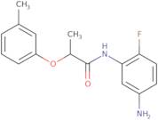 N-(5-Amino-2-fluorophenyl)-2-(3-methylphenoxy)-propanamide