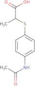 2-[(4-Acetamidophenyl)sulfanyl]propanoic acid