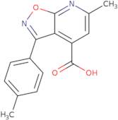 6-Methyl-3-(4-methylphenyl)-[1,2]oxazolo[5,4-b]pyridine-4-carboxylic acid