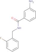 3-Amino-N-[(2-fluorophenyl)methyl]benzamide