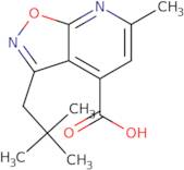 3-(2,2-Dimethylpropyl)-6-methyl-[1,2]oxazolo[5,4-b]pyridine-4-carboxylic acid
