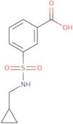 3-[(Cyclopropylmethyl)sulfamoyl]benzoic acid