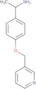 1-[4-(Pyridin-3-ylmethoxy)phenyl]ethan-1-amine