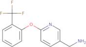 {6-[2-(Trifluoromethyl)phenoxy]pyridin-3-yl}methanamine