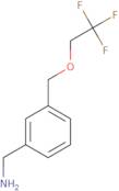 {3-[(2,2,2-Trifluoroethoxy)methyl]phenyl}methanamine