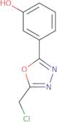 3-[5-(Chloromethyl)-1,3,4-oxadiazol-2-yl]phenol