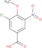 3-Chloro-4-methoxy-5-nitrobenzoic acid