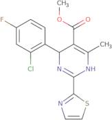 Methyl (R)-4-(2-chloro-4-fluorophenyl)-6-methyl-2-(2-thiazolyl)-1,4-dihydropyrimidine-5-carboxylate