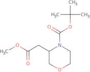 (3R)-4-(tert-Butoxycarbonyl)morpholine-3-acetic acid methyl ester