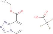 ethyl [1,2,4]triazolo[4,3-a]pyridine-8-carboxylate 2,2,2-trifluoroacetate