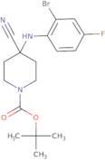 tert-butyl4-2-bromo-4-fluorophenyl)amino)-4-cyanopiperidine-1-carboxylate
