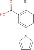 2-Bromo-5-(1H-pyrrol-1-yl)benzoic acid