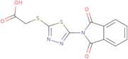 2-{[5-(1,3-Dioxo-2,3-dihydro-1H-isoindol-2-yl)-1,3,4-thiadiazol-2-yl]sulfanyl}acetic acid