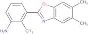 3-(5,6-Dimethyl-benzooxazol-2-yl)-2-methyl-phenylamine