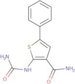 (5-Phenyl-2-ureido)thiophene-3-carboxamide