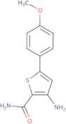 3-amino-5-(4-methoxyphenyl)-2-thiophenecarboxamide