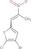 3-Bromo-2-chloro-5-(2-nitroprop-1-en-1-yl)thiophene