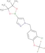 1-(3-Chloro-4-(trifluoromethoxy)benzyl)-4-(4,4,5,5-tetramethyl-1,3,2-dioxaborolan-2-yl)-1H-pyrazole