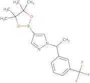 4-(4,4,5,5-Tetramethyl-1,3,2-dioxaborolan-2-yl)-1-(1-(3-(trifluoro-methyl)phenyl)ethyl)-1H-pyrazole