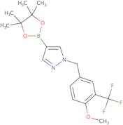 1-(4-Methoxy-3-(trifluoromethyl)benzyl)-4-(4,4,5,5-tetramethyl-1,3,2-dioxaborolan-2-yl)-1H-pyrazole