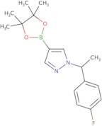 1-(1-(4-Fluorophenyl)ethyl)-4-(4,4,5,5-tetramethyl-1,3,2-dioxaborolan-2-yl)-1H-pyrazole