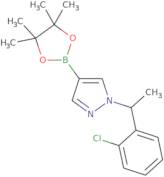 1-(1-(2-Chlorophenyl)ethyl)-4-(4,4,5,5-tetramethyl-1,3,2-dioxaborolan-2-yl)-1H-pyrazole