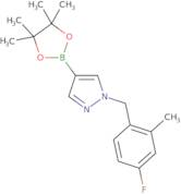 1-(4-Fluoro-2-methylbenzyl)-4-(4,4,5,5-tetramethyl-1,3,2-dioxaborolan-2-yl)-1H-pyrazole