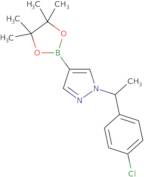 1-(1-(4-Chlorophenyl)ethyl)-4-(4,4,5,5-tetramethyl-1,3,2-dioxaborolan-2-yl)-1H-pyrazole