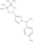 1-(1-(4-Methylphenyl)ethyl)-4-(4,4,5,5-tetramethyl-1,3,2-dioxaborolan-2-yl)-1H-pyrazole