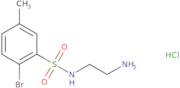 N-(2-Aminoethyl)-2-bromo-5-methylbenzene-1-sulfonamide hydrochloride