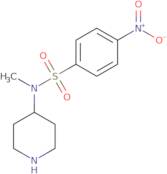 N-Methyl-4-nitro-N-piperidin-4-ylbenzenesulfonamide
