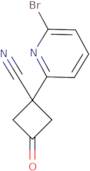 1-(6-Bromopyridin-2-yl)-3-oxocyclobutane-1-carbonitrile