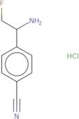 4-(1-Amino-2-fluoroethyl)benzonitrile hydrochloride