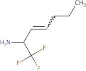 1,1,1-Trifluorohept-3-en-2-amine