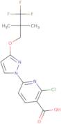 2-Chloro-6-[3-(3,3,3-trifluoro-2,2-dimethylpropoxy)pyrazol-1-yl]pyridine-3-carboxylic acid