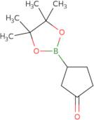 3-(Tetramethyl-1,3,2-dioxaborolan-2-yl)cyclopentan-1-one