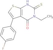 3-Ethyl-5-(4-fluorophenyl)-2-sulfanyl-3H,4H-thieno[2,3-d]pyrimidin-4-one