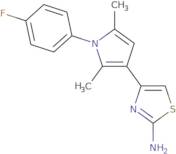 4-[1-(4-Fluorophenyl)-2,5-dimethyl-1H-pyrrol-3-yl]-1,3-thiazol-2-amine