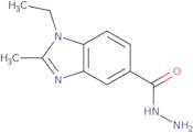 1-Ethyl-2-methyl-1H-1,3-benzodiazole-5-carbohydrazide