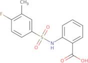 2-(4-Fluoro-3-methylbenzenesulfonamido)benzoic acid