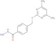 4-{[(4,6-Dimethylpyrimidin-2-yl)sulfanyl]methyl}benzohydrazide