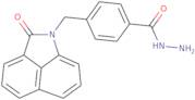 4-({3-Oxo-2-azatricyclo[6.3.1.0,4,12]dodeca-1(11),4(12),5,7,9-pentaen-2-yl}methyl)benzohydrazide