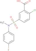 2-Chloro-5-[(4-fluorophenyl)(methyl)sulfamoyl]benzoic acid