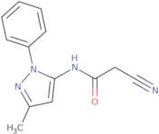 2-Cyano-N-(3-methyl-1-phenyl-1H-pyrazol-5-yl)acetamide