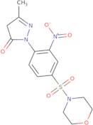 3-Methyl-1-[4-(morpholine-4-sulfonyl)-2-nitrophenyl]-4,5-dihydro-1H-pyrazol-5-one